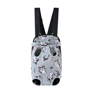 Adjustable Cat Carrier Bag Pet Double Shoulder Backpack Portable Bag Outdoor Travel Camping Hiking Cat Bag Dog Bag