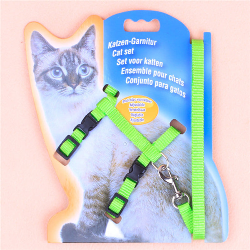 Adjustable Harness and Leash Set for Cat
