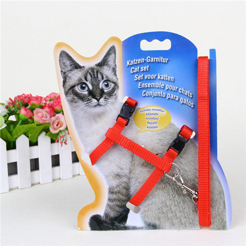 Adjustable Harness and Leash Set for Cat
