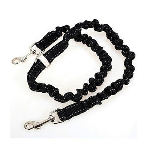 Black Dual Dog Leash Extension