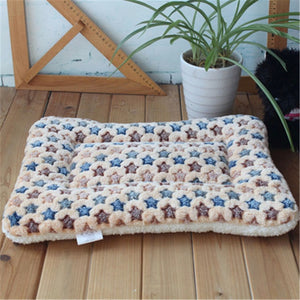 Plush Patterned Dog Bed For All Sizes