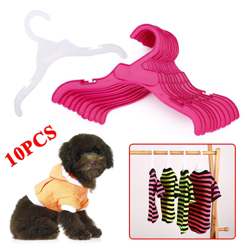 10 Piece Hanger Set for Pet Clothing