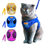 Sequin Cat Harness and Leash Set