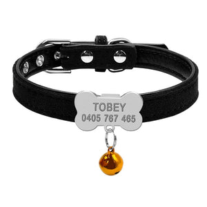 Engrave-able Cat and Dog Collars with Bell