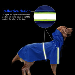 Reflective Rain Coat with Pocket