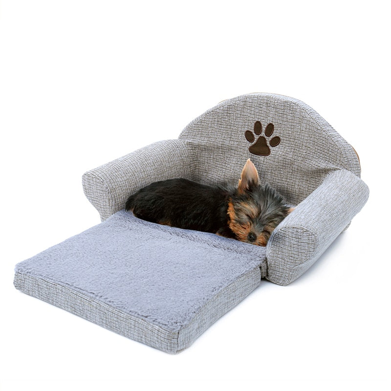 Chaise Dog Bed For Small Dog or Cat
